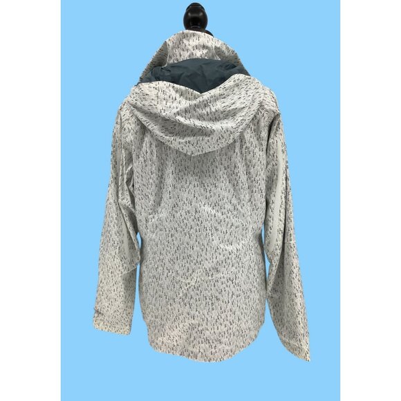 Columbia Womens White/Gray Hooded Waterproof Outer Ski Jacket Size XL - Picture 7 of 13